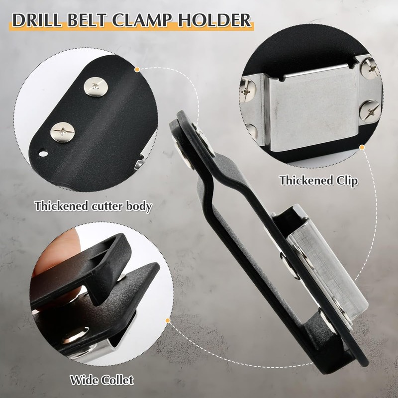CENBEN Drill Holder for Tool Belt, Heavy Duty Drill Holster