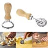 Ravioli Stamp Maker Cutter with Roller Wheel, Set of 5,
