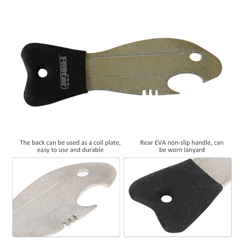 PRO FILSTAR Fishing Hook Sharpener with Opener - Hook Sharpener