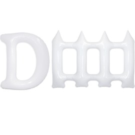 REUSABLE Defense Sign 2 pcs D + Fence | Defense Sports Sign | Football D Fense, Basketball D Fense | Baseball D Fense, Inflatable D-Fence sign| Sports Party Decoration | Defense Gameday Decoration | BASHOUT