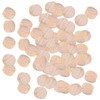 Pack of 100 Wooden Discs 1-2 cm Natural Unfinished Beech