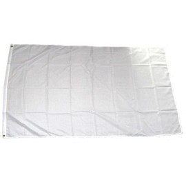 White Flag for Painting 150 x 250 cm White