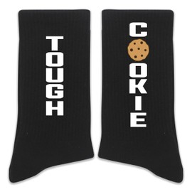Grace Yonks Cookie Socks,Inspirational Socks,Daily Chemo Wear,Chemo Gift,Novelty Socks, Fun Socks,Gifts For Women (Cotton, black2)