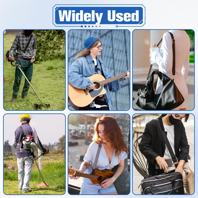 Removable Backpack Strap Pads, Universal Breathable Cushion, Black Shoulder Strap