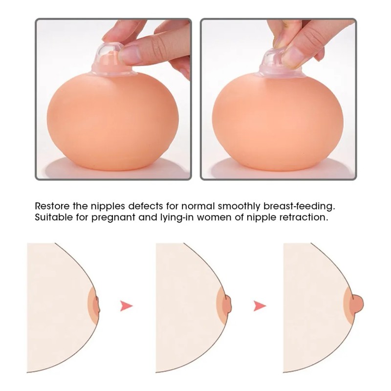 Corrector De Pezón Invisible Silicona Para Lactancia