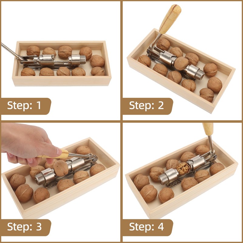 Exylixor Pecan Cracker, Nut Crackers for All Nuts, Heavy Duty