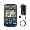 LEKATO Digital Metronome, Rechargeable LCD Electronic Mini Metronome, Human Voice,