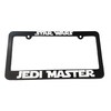 Jedi Master License Plate Frame Holder Black Plastic Auto Car