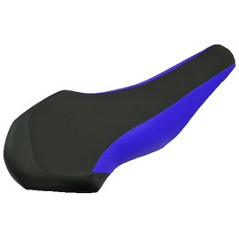 Hidden Comfort Camo HCC Racing ATV seat Cover Compatible with Suzuki Z 400 FITS 2012 & UP Years ATV SEAT Cover Blue & Black Gripper