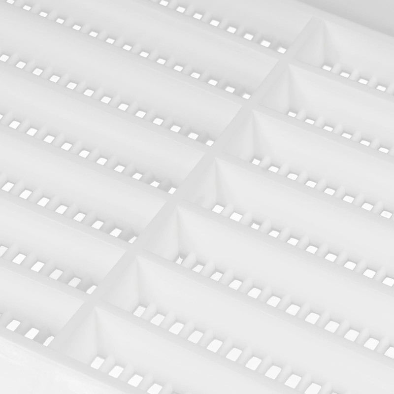 Repa Market 10'' x 3'' Inch Plastic White - Vent