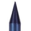Wood Cone Punch High Speed Steel Blue Plated Hex Shank