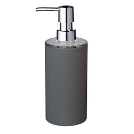 Ridder Touch Soap Dispenser, Poly Resin, Anthracite, 6.7 x 6.7 x 19 cm