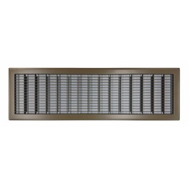 Heavy Duty Floor Return Air Grille, 8 in x 24 in
