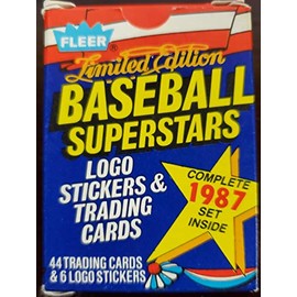 Fleer 1987 LE Baseball Superstars Trading Card Factory Set