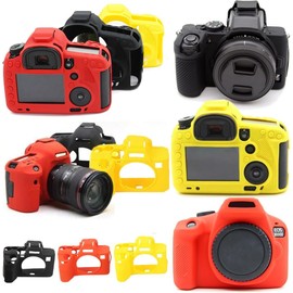 Camera Case for Nikon Z50, Soft Silicone Protective Cover Housing Rubber Body Skin for Nikon Z50 Digital SLR Camera Bag Red