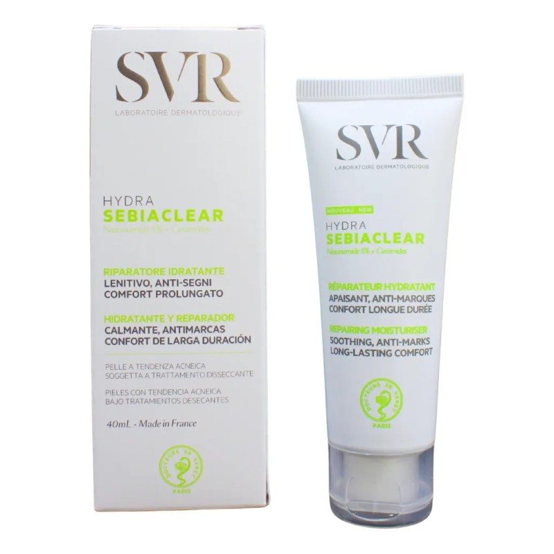 Svr Sebiaclear Hydra Crema Facial Día Noche Hipoalergénica 40ml