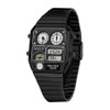 MASTOP Retro Square Digital Watch with Temperature Display Unisex 7.5Inch