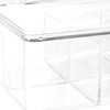 Relaxdays Tea Box, 6 Compartments, 90 Tea Bags, Tea Caddy