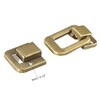 sourcing map Toggle Latch 48 mm Brass Wooden Box Hasp