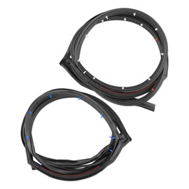 Door Rubber Seal Weatherstrip Rear Left and Right Fit for Nissan Sentra 2013-2019 Replace 82831-3RA0A-A11, 82830-3RA0A-A11