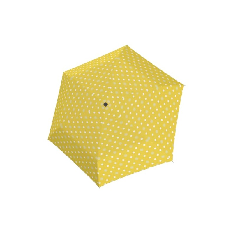 Doppler Mini Children's Pocket Umbrella Dots, yellow, Pocket umbrella super