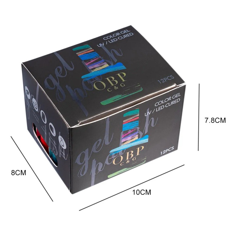 Gama De 12 Geles Semipermanente Esmalte Obp - Elegir Gamas