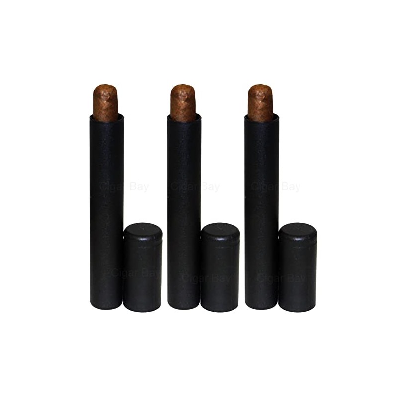 3X EWT Telescopic Airtight Cigar Travel Tube Humidor Crush Proof