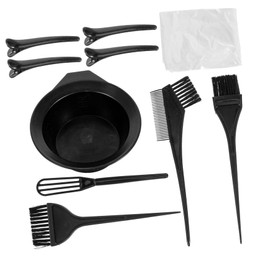 FRCOLOR 10-Piece Hair Dye Tool Set Mixing Bowl and Brush Professional Hair Coloring Kit for Home Use Includes and Tinting Tool