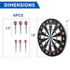 GSE Games & Sports Expert 18"x1" 2-in-1 Paper Dartboard Game