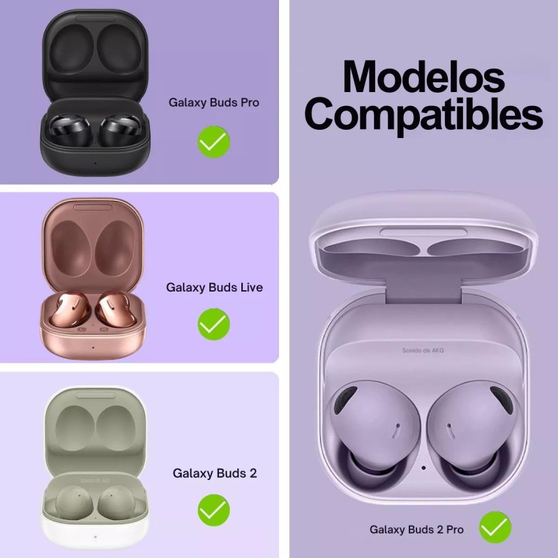 Universo en Linea Funda Audifonos Inalambricos Elegante Llavero + Pluma