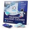 iO CLEAN Washing Machine Cleaner Descaler Tablets, 24 Count (1