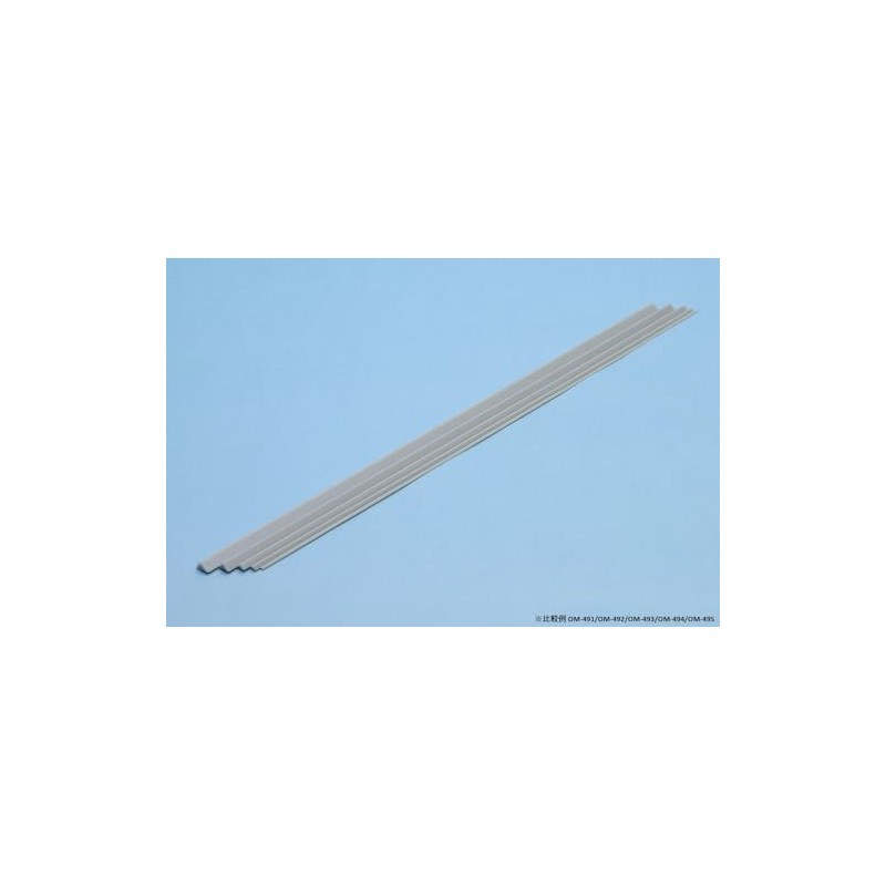 Wave Material Series Plastic Material Triangle Bar 0.04 inch (1.0