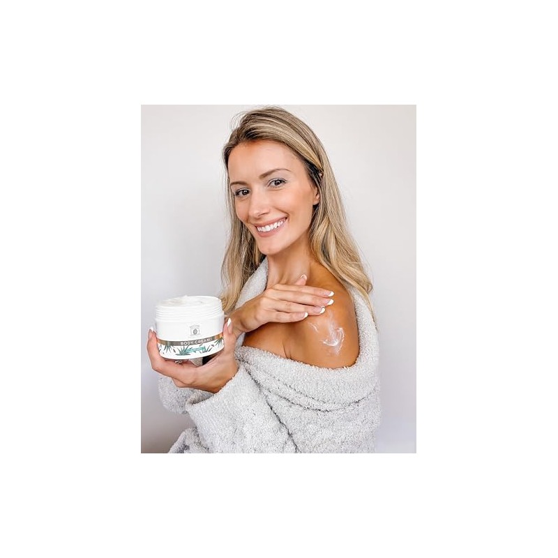 Crema corporal con aceite de oliva y aloe vera: hidratación