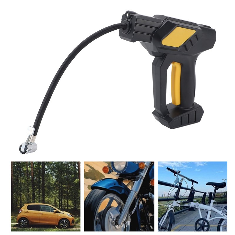 Car Cordless Air Pump Portable Efficient Digital Display Handheld Tire