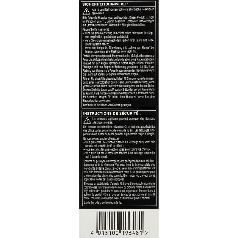 Syoss Hair Colour 4-1 Medium Brown Pack of 3 x