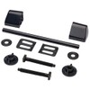 Merriway BH02036 Toilet Seat Fitting Kit - Black
