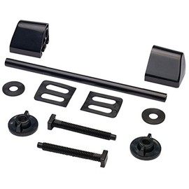 Merriway BH02036 Toilet Seat Fitting Kit - Black