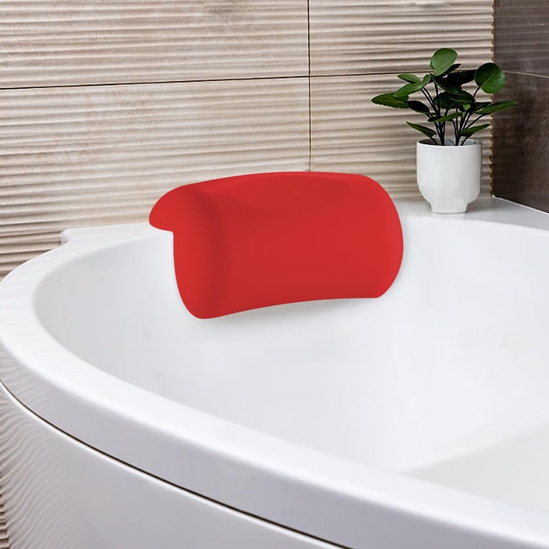 bath pillow for bathtub, Waterproof Bath Pillow with 2 suction