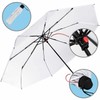 GOODS+GADGETS Transparent Umbrella Transparent White Stick Umbrella Diameter 95 cm