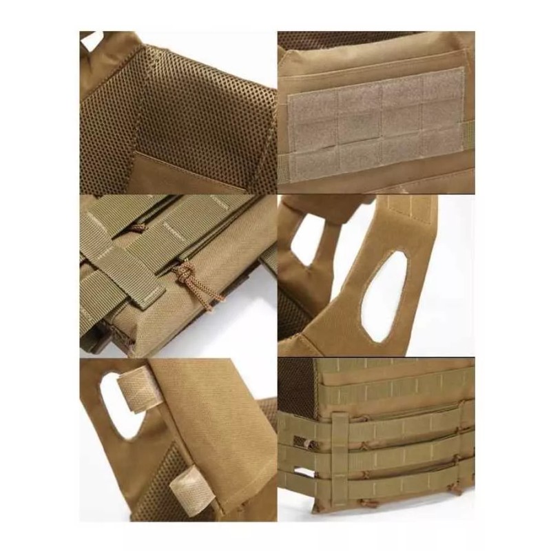 BOSSCO Chaleco Táctico Militar Multifuncional Estilo Combate Guerra