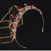 YOVEKAT Rhinestone Princess Tiara Headband Bridal Wedding Party Crown Headband