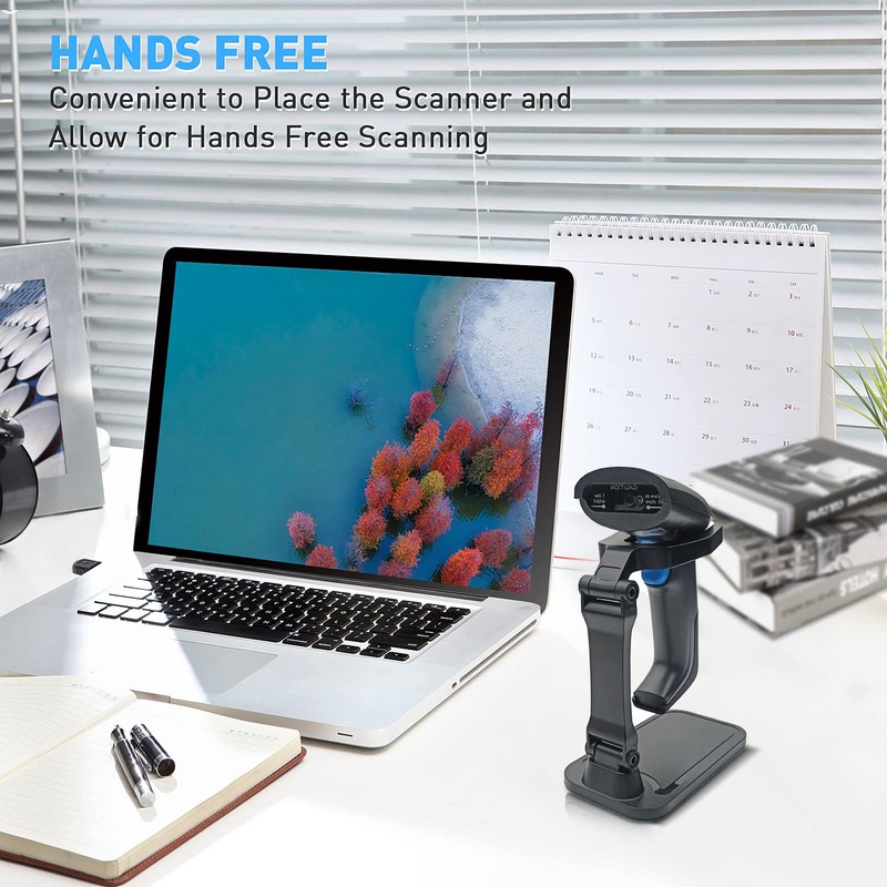 JRHC Universal Barcode Scanner Holder Handsfree Adjustable Barcode Scanner Holder