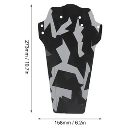 Dilwe Fenders, Mountain Fenders Mudguard Front and Rear Mud Guard Universal for Downhill Folding (Lightning)