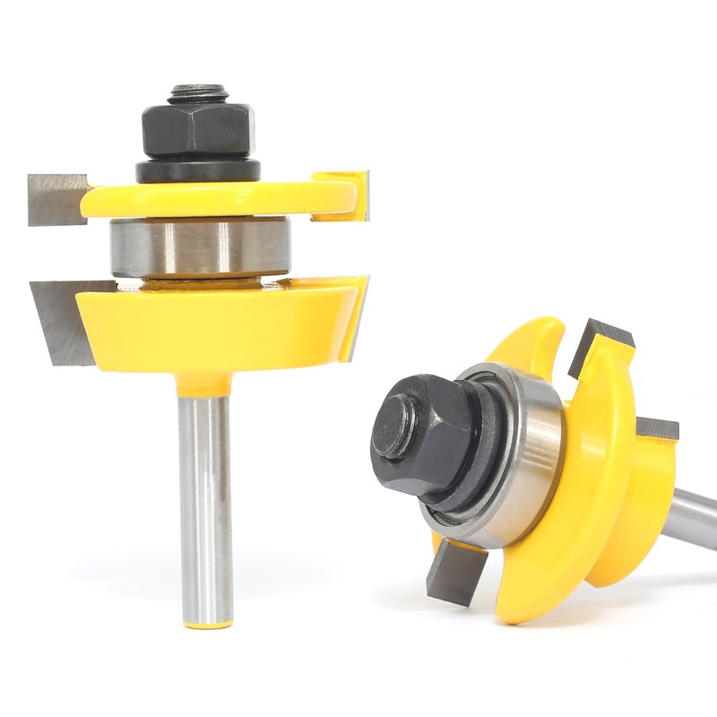 Akylin Shaker Rail and Stile Router Bits,2PCS Router Bit Set