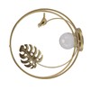 Crystal Ball Holder Decor Iron Bird Leaf Decoration Tabletop Decor