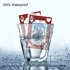 ACELION Waterproof Clear Playing Cards, Plastic Playing Cards, Deck of Cards, Gift Poker Cards
