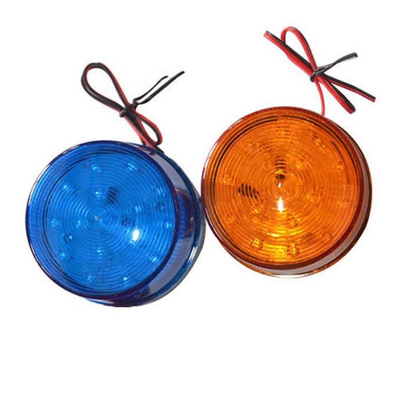 Emergency Warning Light, Riloer 12V Led Flashing Strobe Light Warning