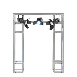 LIECARYAM Lighting Truss,Truss Lighting Towers,3Packs Dj Light Stand Truss Straight Square Box Outdoor Dj Set Up Truss Dj Set Up Stage Segment Tent 220Lb