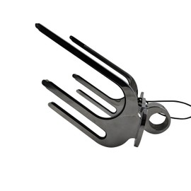 Kneeboard Rack for Boat, Polished Aluminum Knee Board Wakeboard Combo Tower Rack, Wakeboarding Rack for Towers, Fits Clamp Tubing Sizes 1 3/4", 1 7/8", 2", 2 1/4", 2 3/8", 2 1/2"