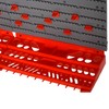 DURHAND 54 Pieces Pegboard and Shelf Tool Organizer, Wall Mounted